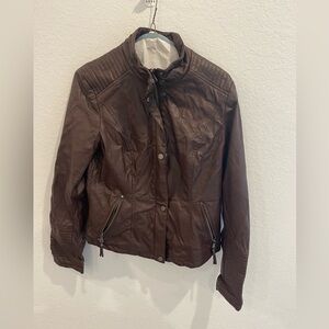 Faux Leather Jacket
